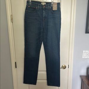 Madewell Blue Straight Leg Jeans OSADA wash